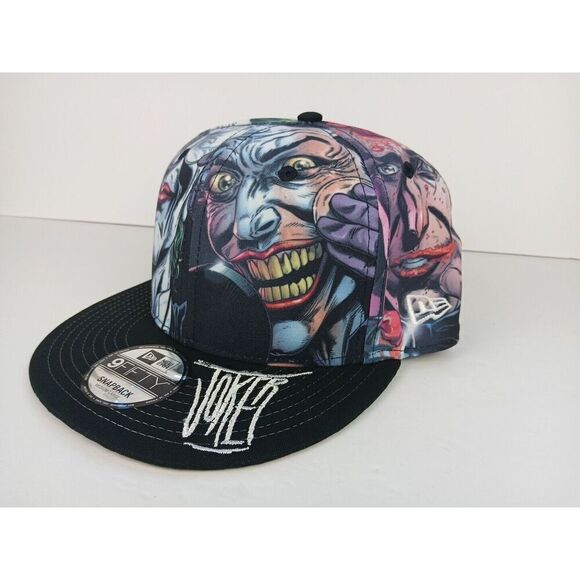 New Era Exclusive Batman The Joker All Over Print 9Fifty SnapBack Adjustable New - Picture 2 of 16